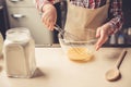 Little girl baking Royalty Free Stock Photo