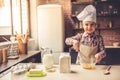 Little girl baking Royalty Free Stock Photo