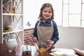 Little girl baking Royalty Free Stock Photo