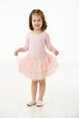 Little girl in ballet dress Royalty Free Stock Photo