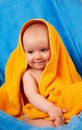 Little girl after bath Royalty Free Stock Photo