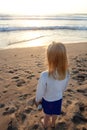 Little Girl at the Beach