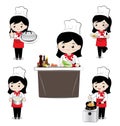 Little girl chef