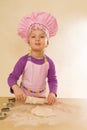 Little girl chef. Royalty Free Stock Photo