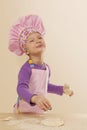 Little girl chef. Royalty Free Stock Photo