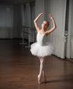 Little girl classic ballet dancer