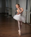 Little girl classic ballet dancer