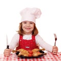 Little girl cook Royalty Free Stock Photo