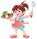 Little Girl Cooking