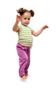 Little girl dancing Royalty Free Stock Photo