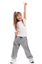 Little girl dancing Royalty Free Stock Photo