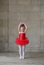 Little girl dancing Royalty Free Stock Photo