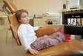 Little girl in dental surgery