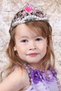 Little girl Dressed at Princess Royalty Free Stock Photo