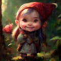 little girl gnome