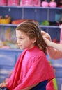 Little girl haircut