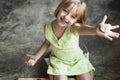 Little Girl Happiness Adolescence Cute Concept Royalty Free Stock Photo