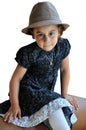 Little girl with hat