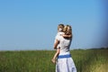 Little girl with her mother Royalty Free Stock Photo