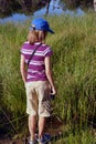 Little Girl Hiking