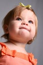 Little Girl - Hint of Mischief Royalty Free Stock Photo