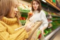 Little Girl Holding Shopping List Royalty Free Stock Photo