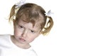 Little Girl Making Faces 12 Royalty Free Stock Photo