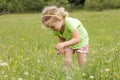 Little girl in nature