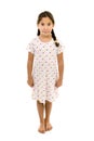 Little girl nightgown Royalty Free Stock Photo