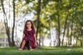 Little girl in the park