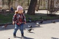 Little girl in the park