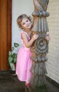 Little Girl in Pink Dress