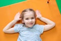 Little girl on Platform sensory integration