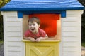 Little Girl In Play House