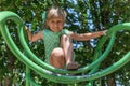 Little girl on the playground