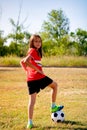 Little girl playing Royalty Free Stock Photo