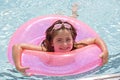Little Girl at the Pool Royalty Free Stock Photo