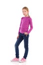 Little girl posing. Royalty Free Stock Photo