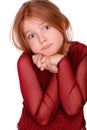 Little girl pout Royalty Free Stock Photo