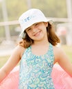 Little Girl Ready to Swim Royalty Free Stock Photo