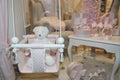 Little girl rooms bed baldaquin white and pink