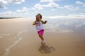 Little girl running Royalty Free Stock Photo