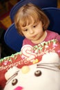 Little girl second birthday