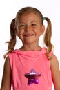 Little girl smiling Royalty Free Stock Photo