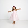 Little girl twirling Royalty Free Stock Photo