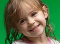 Little girl with wet hair Royalty Free Stock Photo