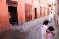 Little girls in the medina