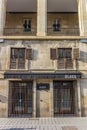 Little glass shop in the center of Vitoria-Gasteiz