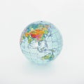 Little globe.isolated on a white background. photo with copy space