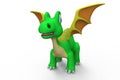 Little green dragon Royalty Free Stock Photo